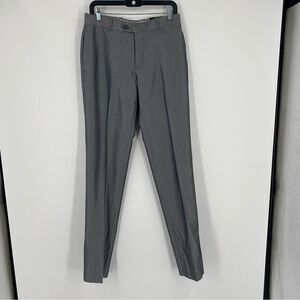 Bar III Men’s Flat Front Striped Gray Dress Pants size 31